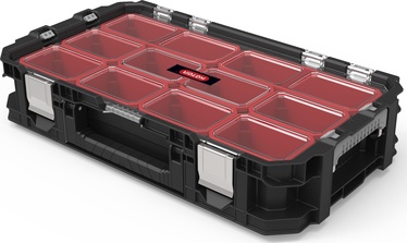 Organizatori Keter Connect, 540 mm x 302 mm x 114 mm, caurspīdīga/melna/sarkana