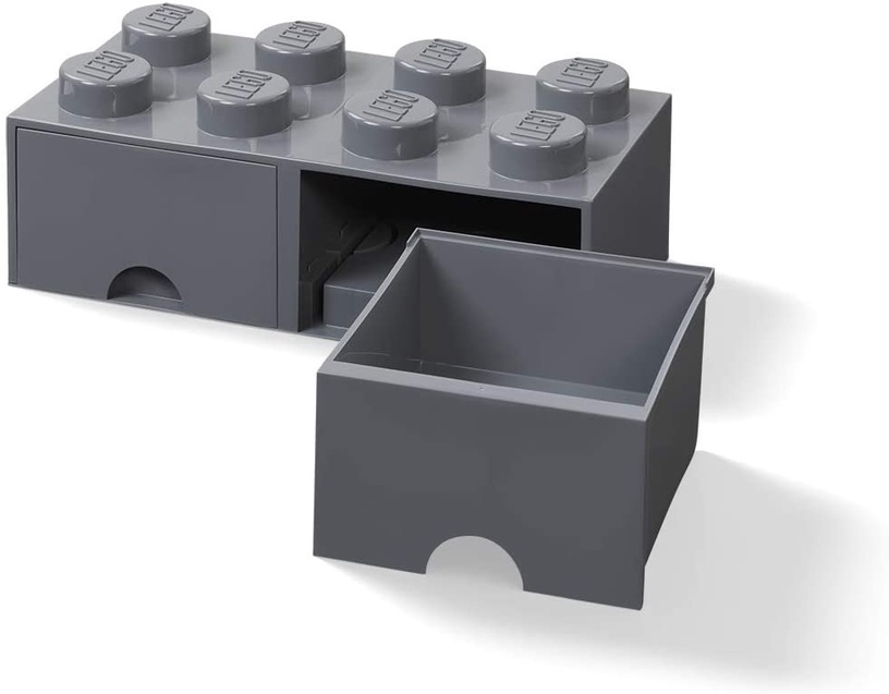 Mantu kaste LEGO Storage Brick Drawer, 12 l, pelēka, 500 x 250 x 180 mm