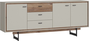 Kummut Home4you Rivero, hall/tamm, 206 cm x 40 cm x 83 cm