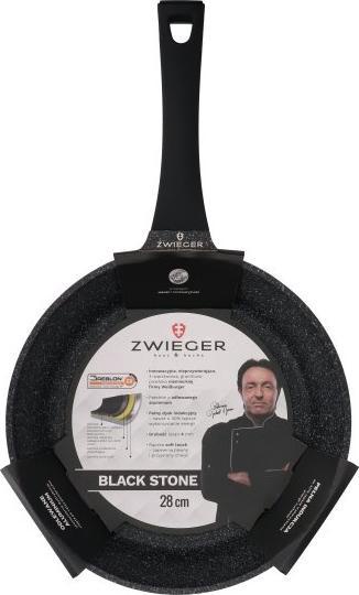 Praepann Zwieger Black Stone ZW-PBS-3597, 28 cm, alumiinium
