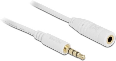 Pikendusjuhe Delock 84484 Audio 3.5mm Extension, valge, 5 m