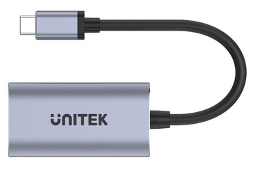 Vads Unitek V1414A USB Type-C, HDMI, 0.15 m, pelēka
