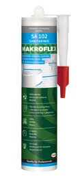 Силикон Makroflex SA 102 Sanitary Silicone Premium, 300 мл, белый