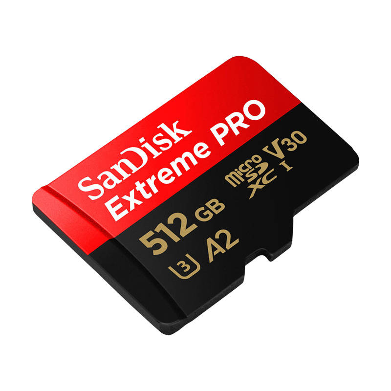 Mälukaart SanDisk Extreme PRO, 512 GB, 200 Mb/s - 140 Mb/s