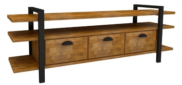 TV-laud Kalune Design Lucca, must/tamm, 1480 mm x 295 mm x 470 mm