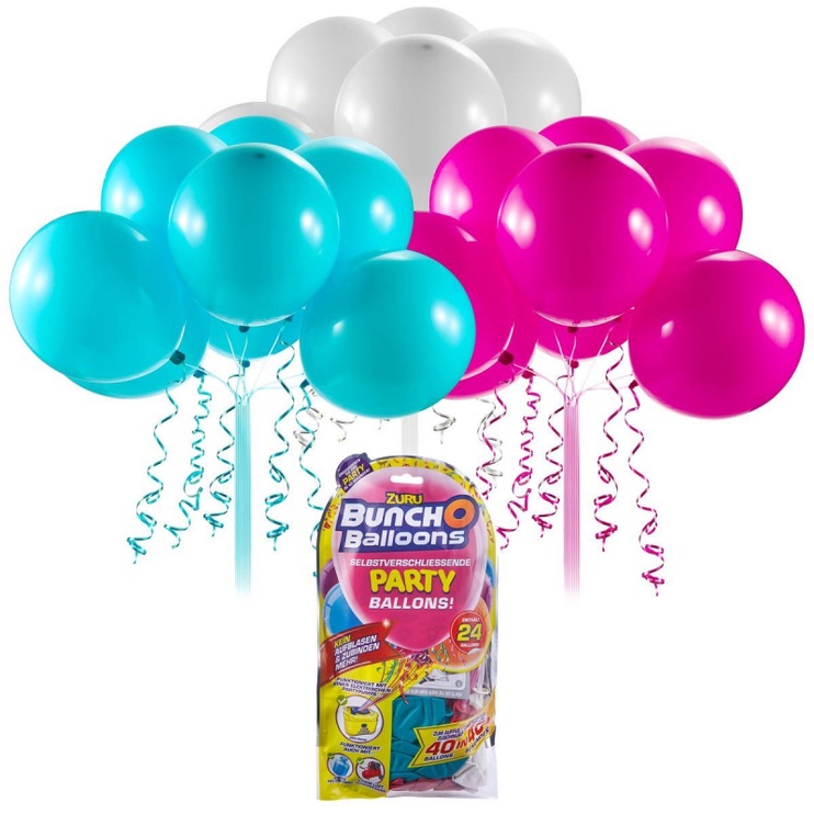 Воздушный шар круглый Zuru Buncho Balloons, многоцветный, 24 шт.