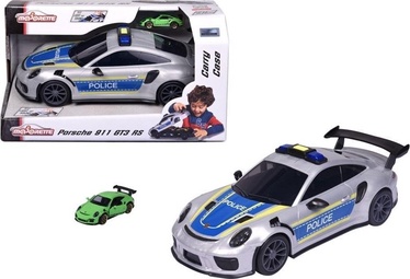 Transporta rotaļlietu komplekts Majorette Porsche 911 GT3 RS 509585, zila/sudraba/zaļa