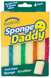 Губка для чистки Scrub Daddy Sponge Daddy, синий, 4 шт.