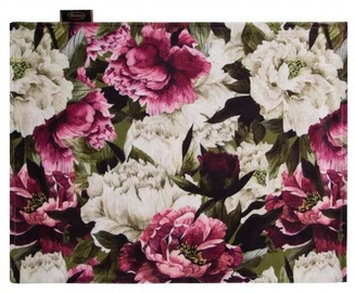 Salvete taisnstūrveida Velvet, rozā/olīvzaļa, 30 x 40 cm