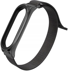 Ремешок Tech-Protect Nylon Xiaomi Mi Band 5/6/7, черный