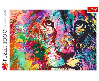 Пазл Trefl Colourful Lion 10707, 68.3 см x 48 см