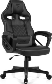 Игровое кресло SENSE7 Knight, 60 x 68 x 110 - 119 см, черный/серый