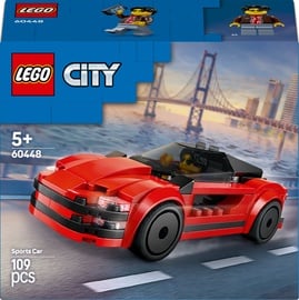 Konstruktor LEGO® City Punane sportauto 60448, 109 tk
