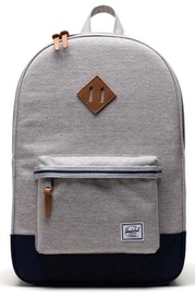 Mugursoma Herschel Dawson Backpack, melna/pelēka, 2 l