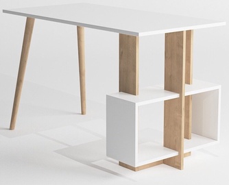 Galds Kalune Design Lagomood Side, balta/ozola