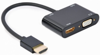 Adapter Gembird Adapter Cable HDMI male, HDMI female, 0.15 m, must