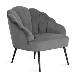 Atzveltnes krēsls Homla Ariel Basic, pelēka, 65 cm x 71 cm x 76 cm