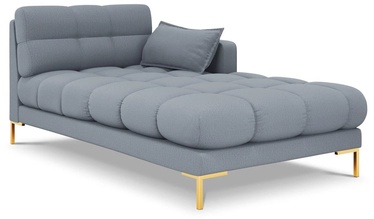 Dīvāns Micadoni Home Mamaia Chaise Longue, gaiši zila, labais, 185 x 102 cm x 75 cm