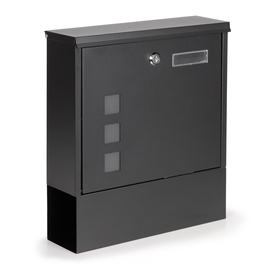 Pašto dėžutė Bituxx MSP2325, grafito, 10 cm x 30 cm x 33.5 cm