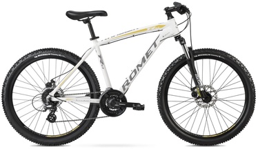 Velosipēds kalnu Romet Rambler 26 R6.3, 26 ", L rāmis, zelta/balta