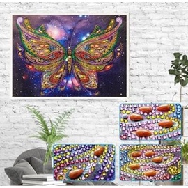 Mozaīka Norimpex Dimaond Mosaic Mandala Royal Butterfly 1006649, daudzkrāsains