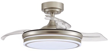 Lampa ar ventilatoru CristalRecord Mini Moss 85-065-24-002, 35 W, 1 gab.