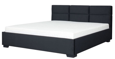 Кровать Bodzio Sawona SAW180-BM-P12, 180 x 200 cm, черный, с решеткой