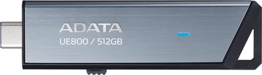 USB atmintinė Adata UE800, sidabro, 512 GB