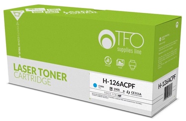 Tonera kasete TFO H-126CPF (CE311A), ciāna (cyan)