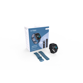 Viedais pulkstenis Fitbit Versa 4 FB523BKBK-EUBNDL, melna