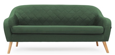 Dīvāns Homede Coranti 3P Rectangle, zaļa, 187 x 85 x 85 cm
