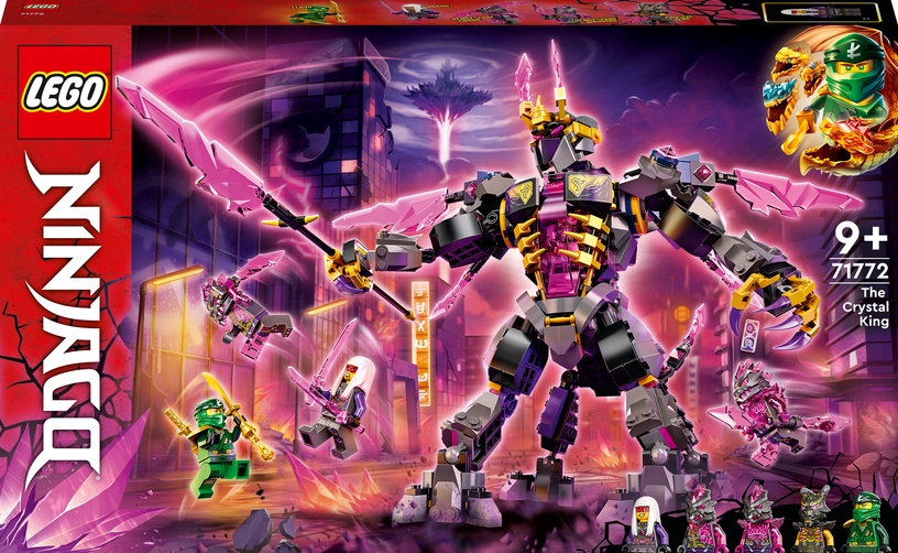 Konstruktor LEGO® NINJAGO® Kristallide kuningas 71772, 722 tk