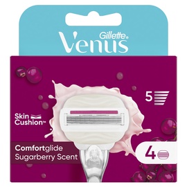 Asendusterad raseerijatele Gillette Venus ComfortGlide Sugarberry, 4 tk