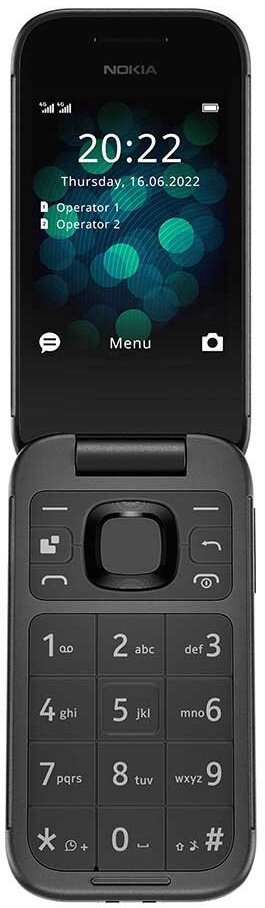 Кнопочный телефон Nokia 2660, 128 MB, черный
