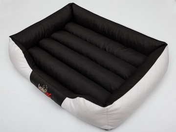 Кровать для животных Hobbydog Cesar Standard R5 CESBCZ5, белый/черный, R5