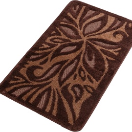 Vannas istabas paklājs Foutastic Lotus 361CNF1191, brūna, 100 cm x 60 cm