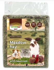 Сено Nature Land Meadow Hay With Red Beets 808059, 0.650 кг