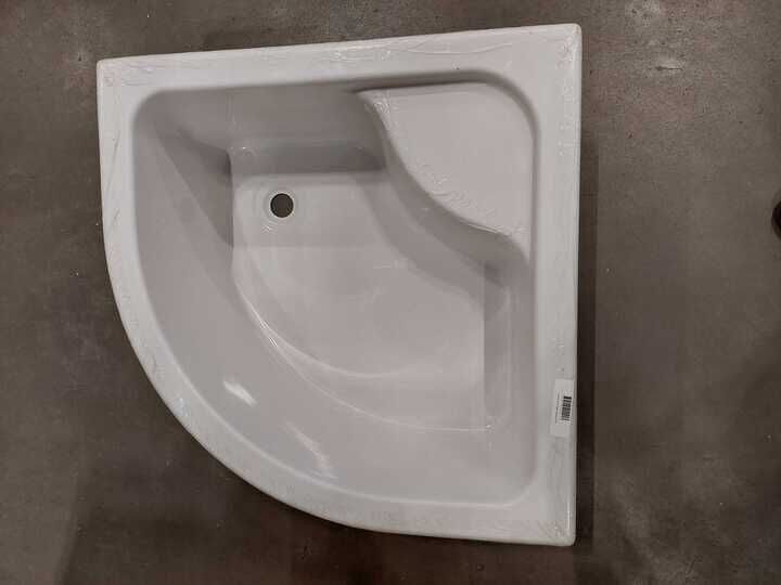 Dušialus Schaedler Standard L 80 x 80 x 28/41 cm, R55, valge (defekti/puudusega kaup)