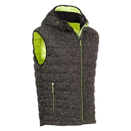 Veste, vīriešiem North Ways Teddy 1131, melna/zaļa/pelēka, XL