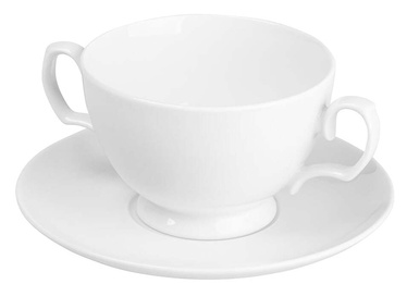 Pusdienu servīze MariaPaula Classic White, 0.35 l, porcelāna, 12 gab.