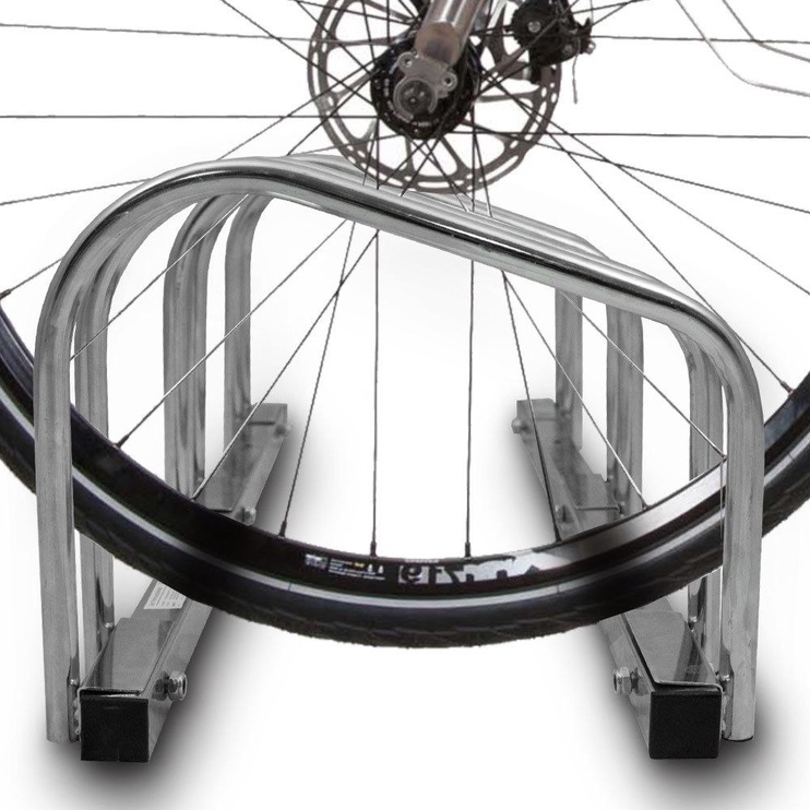 Подставка для велосипеда Bituxx Bicycle Rack B2M312, металл, серый