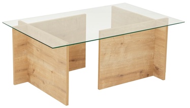 Kafijas galdiņš Kalune Design Escape, ozola, 105 cm x 65 cm x 30 cm