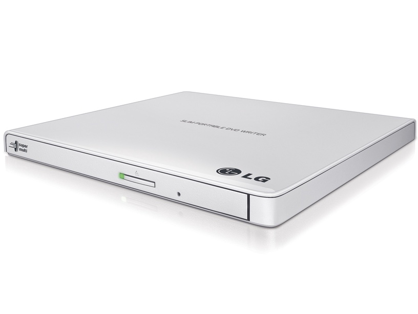 Ārējais optiskais diskdzinis LG GP57EB40, 200 g, balta