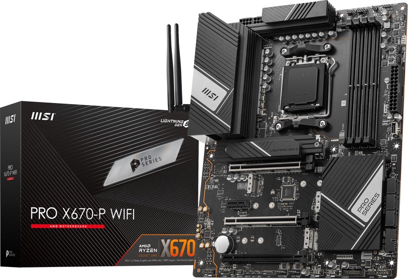 Mātesplate MSI PRO X670-P WIFI