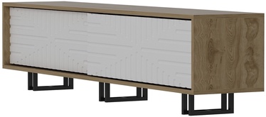 TV-laud Kalune Design Askal Ud, valge/tamm, 1800 mm x 350 mm x 474 mm