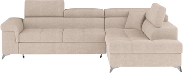 Kampinė sofa Eridano Raquel 18, juoda, 202 x 275 cm x 88 cm