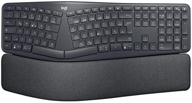 Клавиатура Logitech Ergo K860 EN, черный, беспроводная