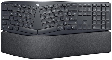 Klaviatūra Logitech Ergo K860 EN, melna, bezvadu