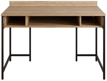 Rašomasis stalas Kalune Design Tumata 541HDL1122, juodas/riešuto