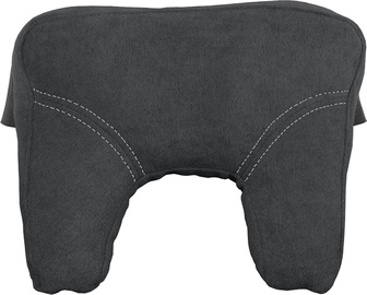 Krēslu spilveni Arozzi Custom Soft Fabric Neck Pillow, tumši pelēka, 420 mm x 160 mm